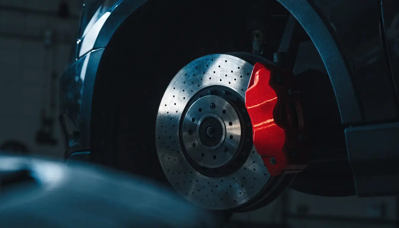Brembo brake disc and caliper